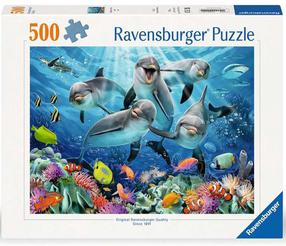 Пазл Ravensburger Dolphins, 49 см x 36 см, 500 шт.