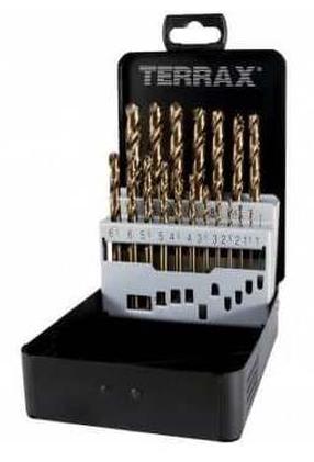 Metalo grąžtų rinkinys Ruko Terrax, metalas/plienui/aliuminiui, hss-co, cilindrinis, 1 mm