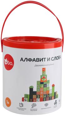 Žaislinių kaladėlių rinkinys Bo. Alphabet And Words