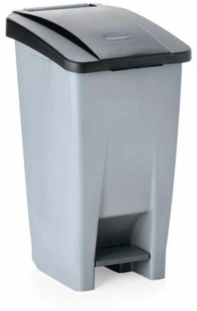 Šiukšliadėžė Was, pilka sp., 60 l, 70 cm x 38 cm