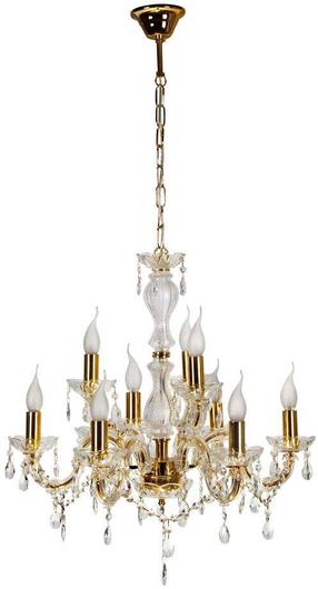 Šviestuvas kabinamas Candellux Maria Teresa 39-95841, E14, 9 x 9 W, aukso sp./geltona sp. / aukso sp.