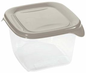 Dėžutė maistui Curver Fresh & Go 0800560W07, 1.2 l, 15.5 cm x 15.5 cm, rusva sp.