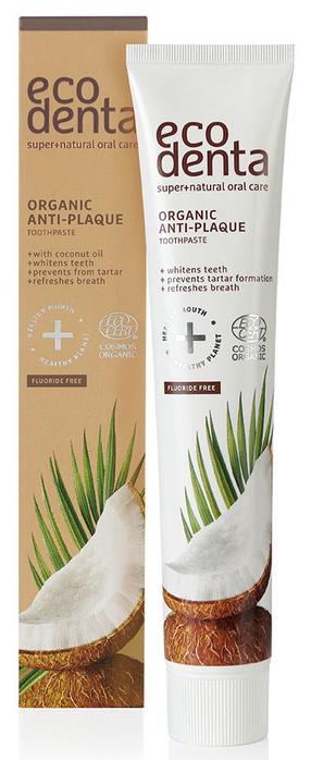 Dantų pasta Ecodenta Organic Anti-plaque, 75 ml