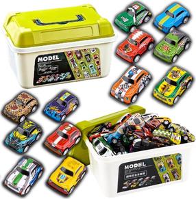 Mänguautode komplekt Lean Toys, mitmevärviline