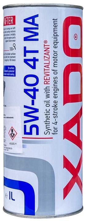 Motoreļļa Xado 4T MA 5W - 40, sintētiskais, 1 l
