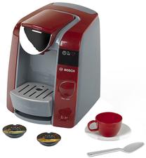 Žaislinė buitinė technika Klein Bosch Tassimo Coffee Machine, raudona sp./pilka sp.