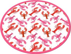 Vonios grindų kilimėlis Foutastic Homard 359CHL4840, įvairių spalvų, 80 cm x 80 cm, Ø 80 cm