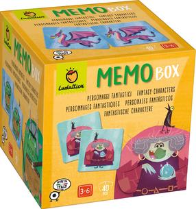 Atmiņas (memo) spēle Ludattica Memo Box Fantasy Characters, daudzkrāsains