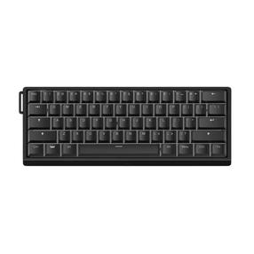 Vadu spēļu tastatūra Wooting 60HE v2, Lekker Tikken WK3C-US1-TIK-ABK1, Angļu (US), melna krās.