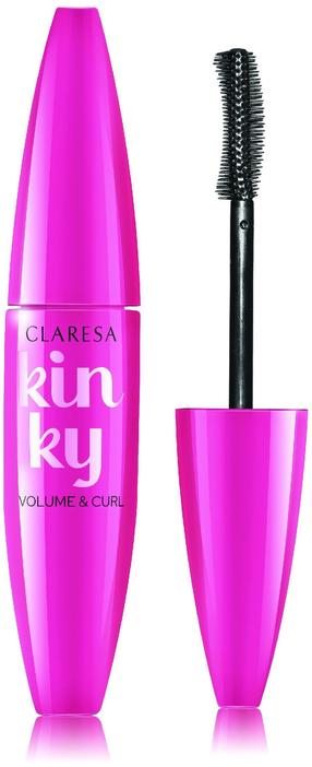 Ripsmetušš Claresa Kinky, 12 ml, must v. 01 deep black