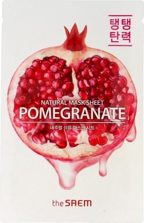 Veido kaukė The Saem Natural Pomegranate, 21 ml