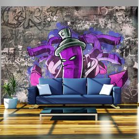 Fototapetas Artgeist Graffiti Spray Can, 105 cm x 105 cm