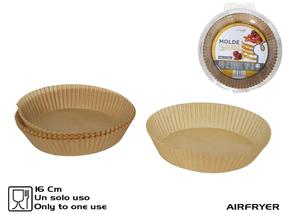 Cepamais papīrs karstā gaisa cepšanai Kitchen&GO, 16 cm x 16 cm, 50 gb.