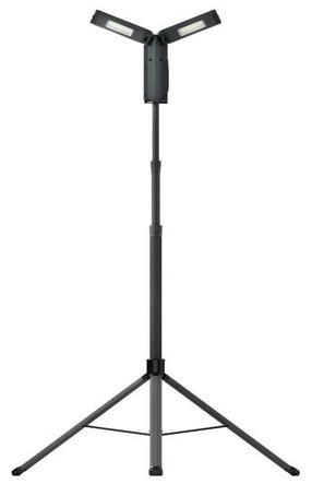 Statybinis prožektorius su stovu, nešiojamas Scangrip Tower Compact Connect, 19.5 W, 1250 - 2500 lm, 6000 °K, IP30, juoda sp.