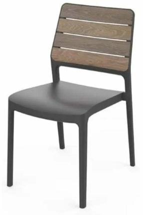 Lauko kėdė Keter Deco Porto, pilka sp./riešuto sp., 46 cm x 53.3 cm x 81.8 cm