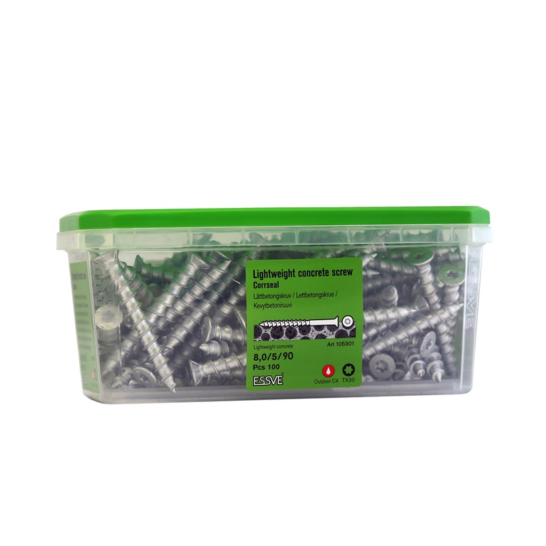 Betoonikruvi Essve, 90 mm x 8 mm, 100 tk