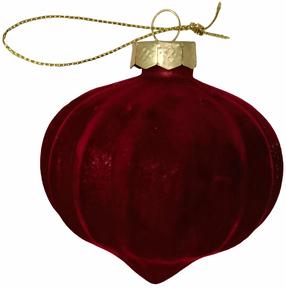 Eglītes rotājums Christmas Touch EBW440189, sarkana krās., 8 cm, stikls