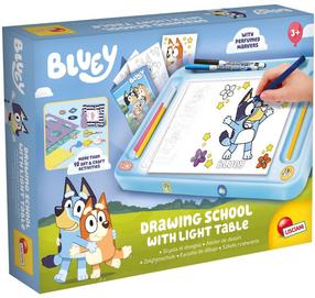 Zīmēšanas piederumu komplekts Lisciani Bluey Drawing School, zila krās.