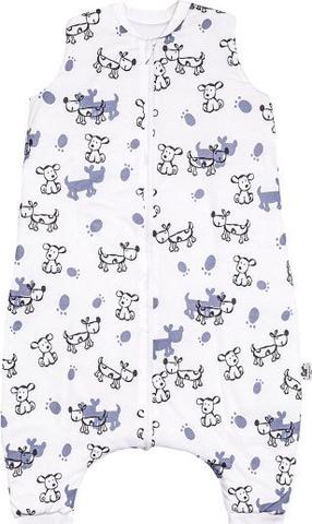 Plonas miegmaišis kūdikiui Pulp Dogs 0.5 TOG 40005-33, mėlyna sp./balta sp., 84 cm x 46 cm