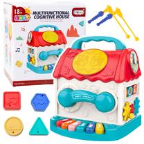 Lavinamasis kubas, namas Lean Toys Multifunctional Cognitive, 26 cm, įvairių spalvų