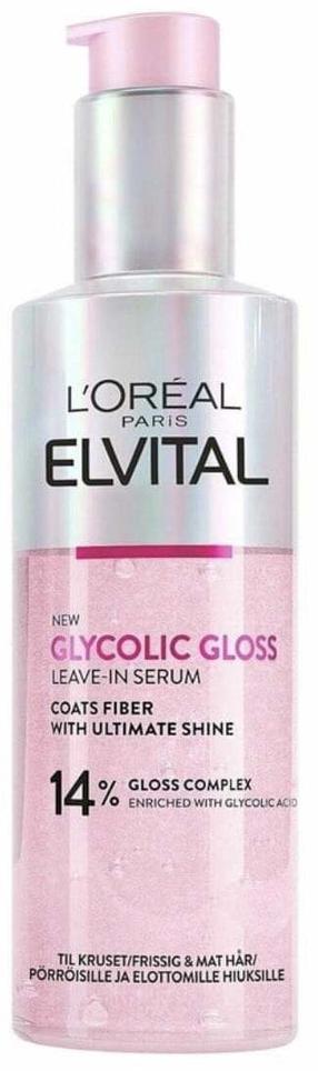 Matu serums L’Oréal Paris Elseve Glycolic Gloss Leave-In, 150 ml