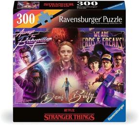 Dėlionė Ravensburger Stranger Things, 27 cm x 39 cm, 300 vnt., įvairių spalvų