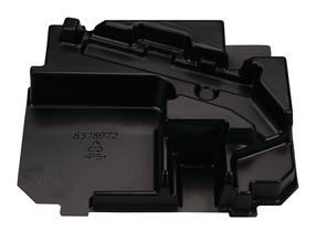 Įrankių dėžės įdėklas Makita Makpac, 38.5 cm x 28.5 cm x 1.5 cm, juoda sp.