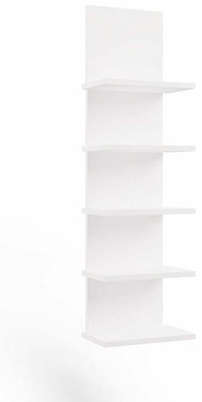 Sieninė lentyna R5P, balta sp., 100 cm x 29.5 cm x 19 cm
