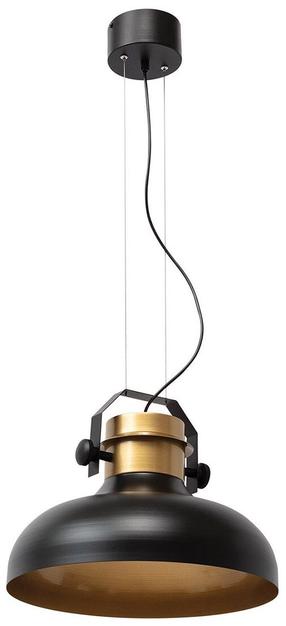Lampa karināms Stealle, E27, 1 x 15 W, zelta krās./melna krās. / melna krās.