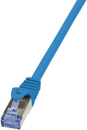 Laidas Logilink Patch CAT 6A 10G S/FTP PrimeLine RJ-45 8P8C, RJ-45 8P8C, 0.25 m, mėlyna sp.
