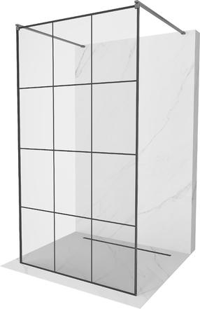 Dušo sienelė Mexen Kioto Walk-in, 120 cm x 200 cm, brushed gun gray sp./grūdintas