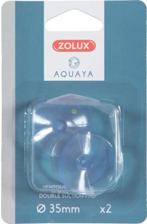 Iminapad Zolux Double Suction Cups, läbipaistev v., 3.5 cm