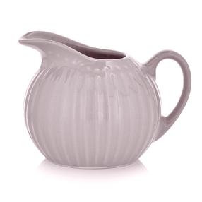 Katliņš pienam Ambition Curly, 11.5 cm x 8.5 cm x 8 cm, pelēka krās., porcelāna