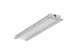 LED juostos profilis Standart GROOVE10 Įleidžiamas F2004020, sidabro sp.