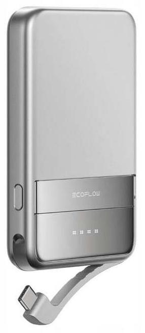 Akupank EcoFlow Rapid 5000 Magnetic, 5000 mAh, 15 - 30 W, hõbe v.