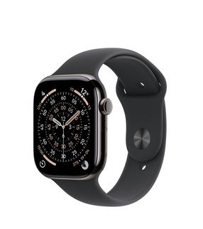 Смарт-часы Apple Watch Series 11 GPS + Cellular 46 мм MFD24ET/A, slate титановый корпус с black спортивным ремешком - M/L