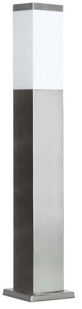 Pastatomas lauko šviestuvas Su-Ma Inox, 40W, E27, IP44, pilka sp., 8 cm x 65 cm