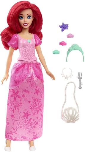 Lėlė su priedais Mattel Disney Princess Ariel, 29 cm, rožinė sp.
