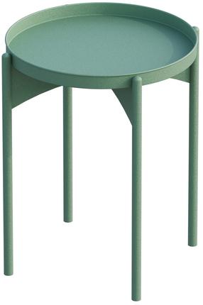 Kavos staliukas Kalune Design SHB-002-E, žalia sp., 44 cm x 44 cm x 57 cm