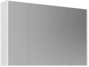 Piekarināms vannas istabas skapis ar spoguli Kalune Design Arno, balts krās., 16 cm x 100 cm x 66 cm