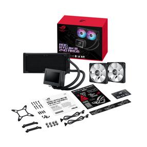 Ūdens dzesētājs procesoram Asus ROG Ryujin III 240 ARGB, 120 mm x 30 mm