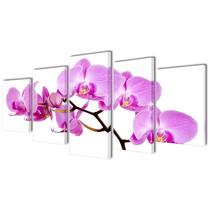 Foto paveikslas VLX Orchid 5pcs, 100 cm x 50 cm