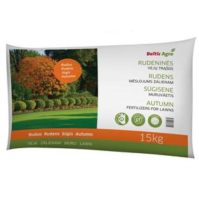 Mēslojums zālienam Baltic Agro, granulēts, 15 kg