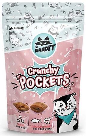 Skanėstas katėms Mr. Bandit Crunchy Pockets 9787, tunas/krevetės, 0.04 kg