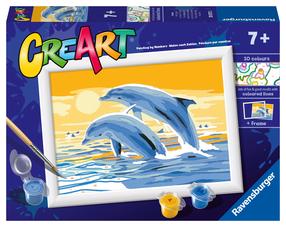 Картина по номерам CreArt Dolphins