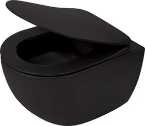 WC-pott, seinapealne Deante Peonia, kaanega, 360 mm x 510 mm