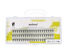 Mākslīgās skropstas Ibra Naturals, 1 cm, melna krās.