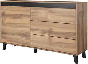 Komoda Cama Meble Nord, pilka sp., 83 cm x 38 cm x 138 cm