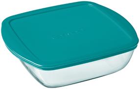Dėžutė maistui Pyrex Cook & Store, 1 l, 20 cm x 17 cm, skaidri sp./mėlyna sp.