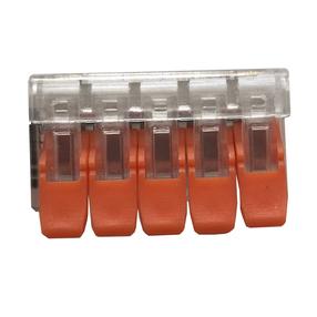 Klemmplokk Elektrowerk, 0,2–4 mm², 5 koht., 32 A, oranž v.